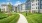 a path between buildings