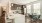 a kitchen with a dining table and chairs